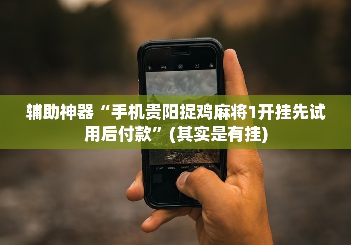 1分钟科普“牵手跑胡子挂多少钱一个”(果然有透视挂)