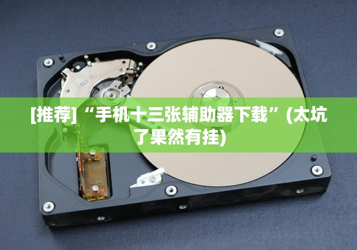 [推荐]“手机十三张辅助器下载	”(太坑了果然有挂)