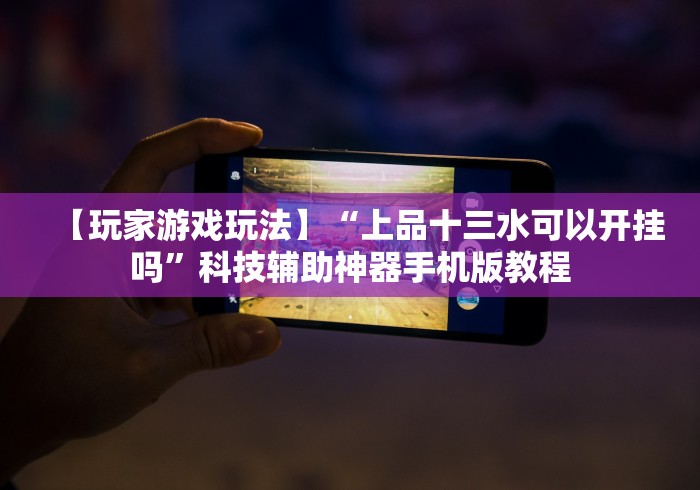 【玩家游戏玩法】“上品十三水可以开挂吗”科技辅助神器手机版教程