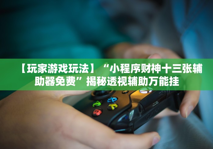 【玩家游戏玩法】“小程序财神十三张辅助器免费	”揭秘透视辅助万能挂