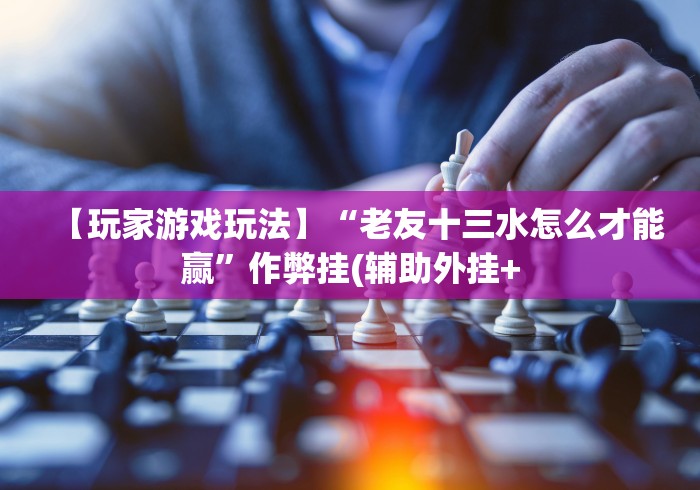 【玩家游戏玩法】“老友十三水怎么才能赢”作弊挂(辅助外挂+