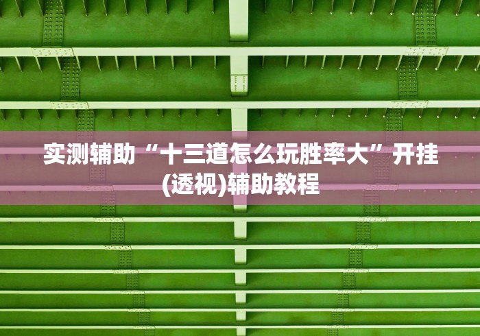 软件分享“麻将挂花最先进的手法”(确实有挂)