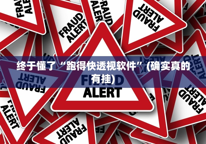 终于懂了“跑得快透视软件	”(确实真的有挂)