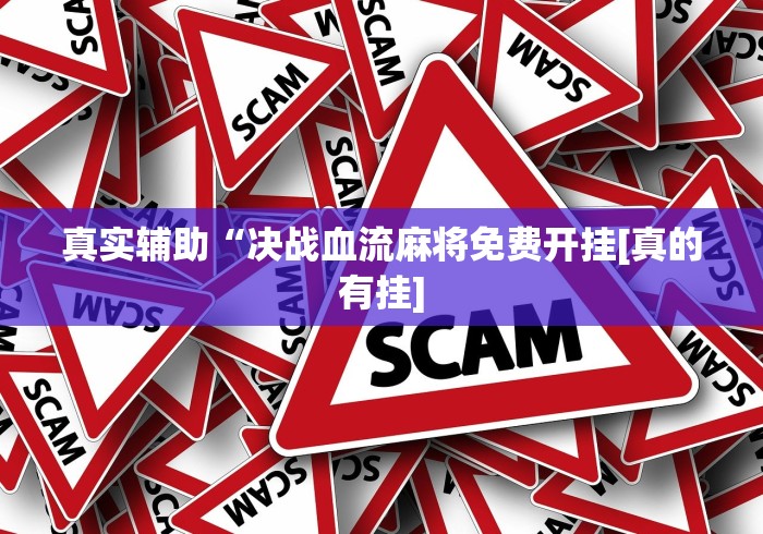 真实辅助“决战血流麻将免费开挂[真的有挂]