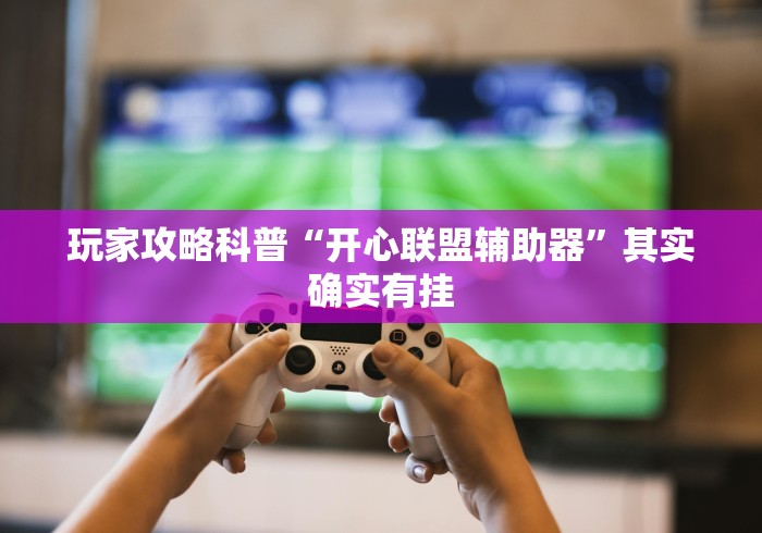 玩家攻略科普“开心联盟辅助器	”其实确实有挂