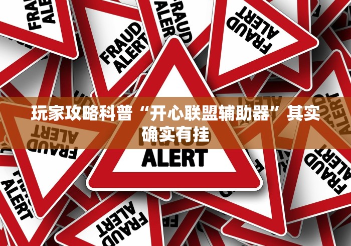 玩家攻略科普“开心联盟辅助器”其实确实有挂