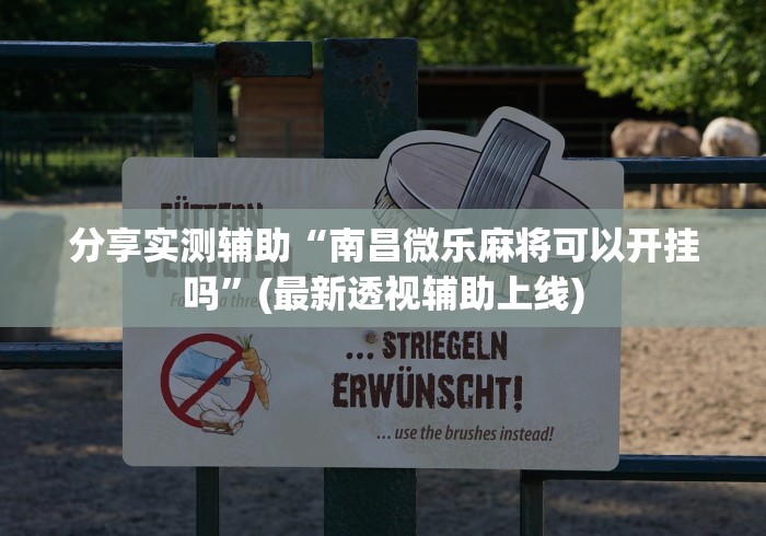 分享实测辅助“南昌微乐麻将可以开挂吗”(最新透视辅助上线)