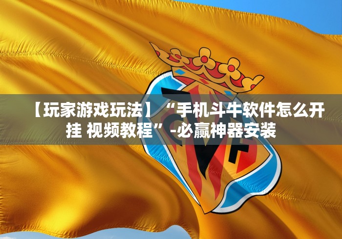 【玩家游戏玩法】“手机斗牛软件怎么开挂 视频教程”-必赢神器安装
