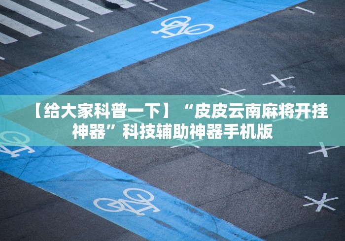 【给大家科普一下】“皮皮云南麻将开挂神器”科技辅助神器手机版