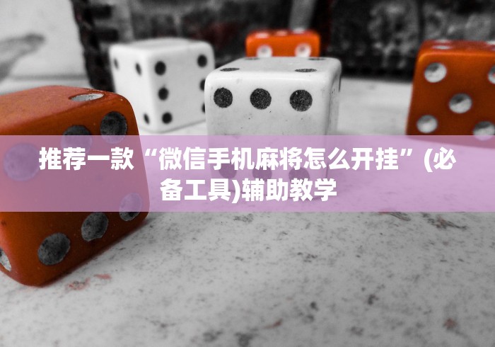 推荐一款“微信手机麻将怎么开挂”(必备工具)辅助教学
