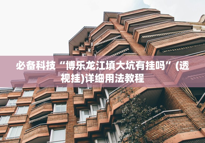 必备科技“博乐龙江填大坑有挂吗”(透视挂)详细用法教程