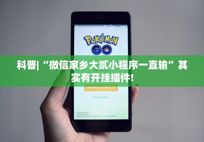 科普|“微信家乡大贰小程序一直输”其实有开挂插件!