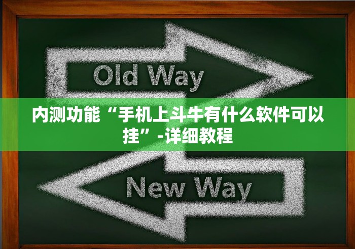 内测功能“手机上斗牛有什么软件可以挂”-详细教程