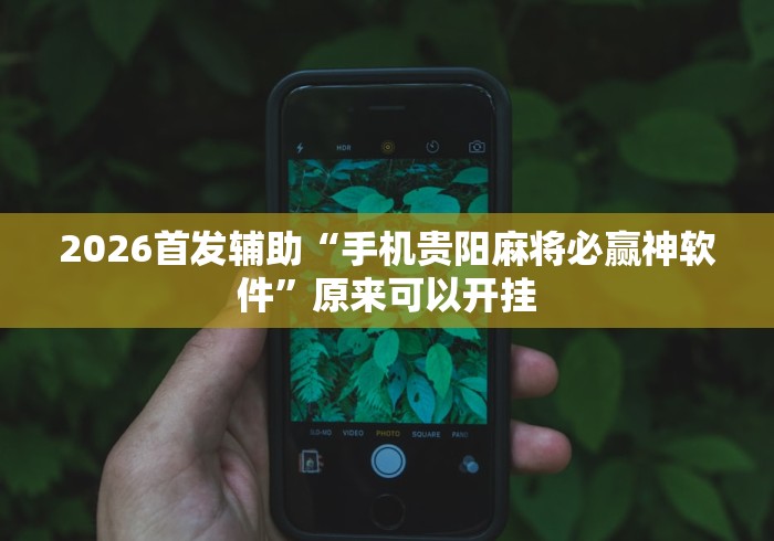 2026首发辅助“手机贵阳麻将必赢神软件”原来可以开挂