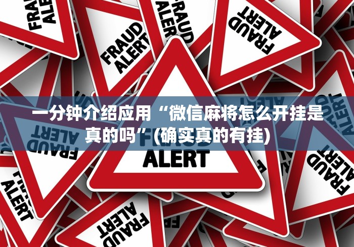 盼盼分享“手机麻将专用神器怎么用”(透视)其实确实有挂