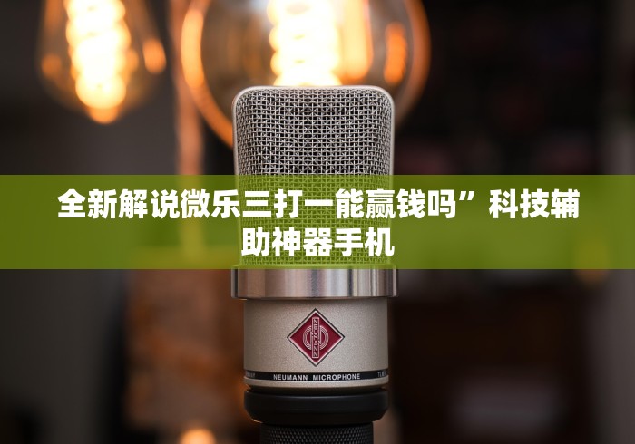 全新解说微乐三打一能赢钱吗”科技辅助神器手机