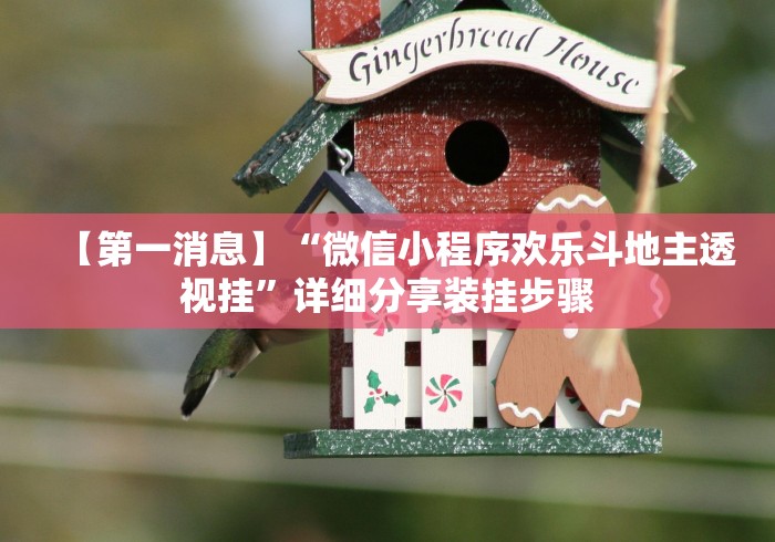 【第一消息】“微信小程序欢乐斗地主透视挂”详细分享装挂步骤