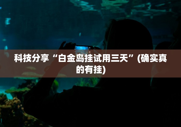 科技分享“白金岛挂试用三天”(确实真的有挂)