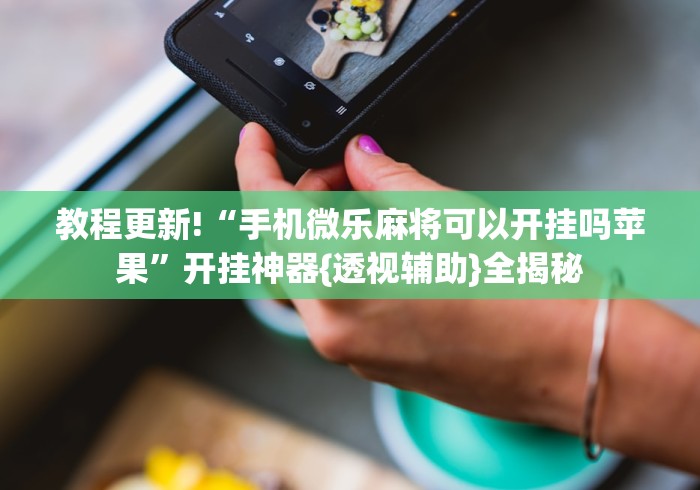 软件分享:微信微乐麻将开挂工具	”(确实有挂)