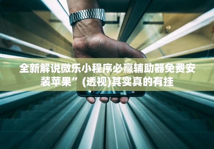 全新解说微乐小程序必赢辅助器免费安装苹果	”(透视)其实真的有挂
