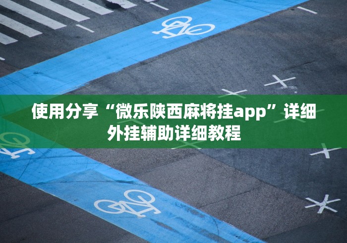 使用分享“微乐陕西麻将挂app”详细外挂辅助详细教程